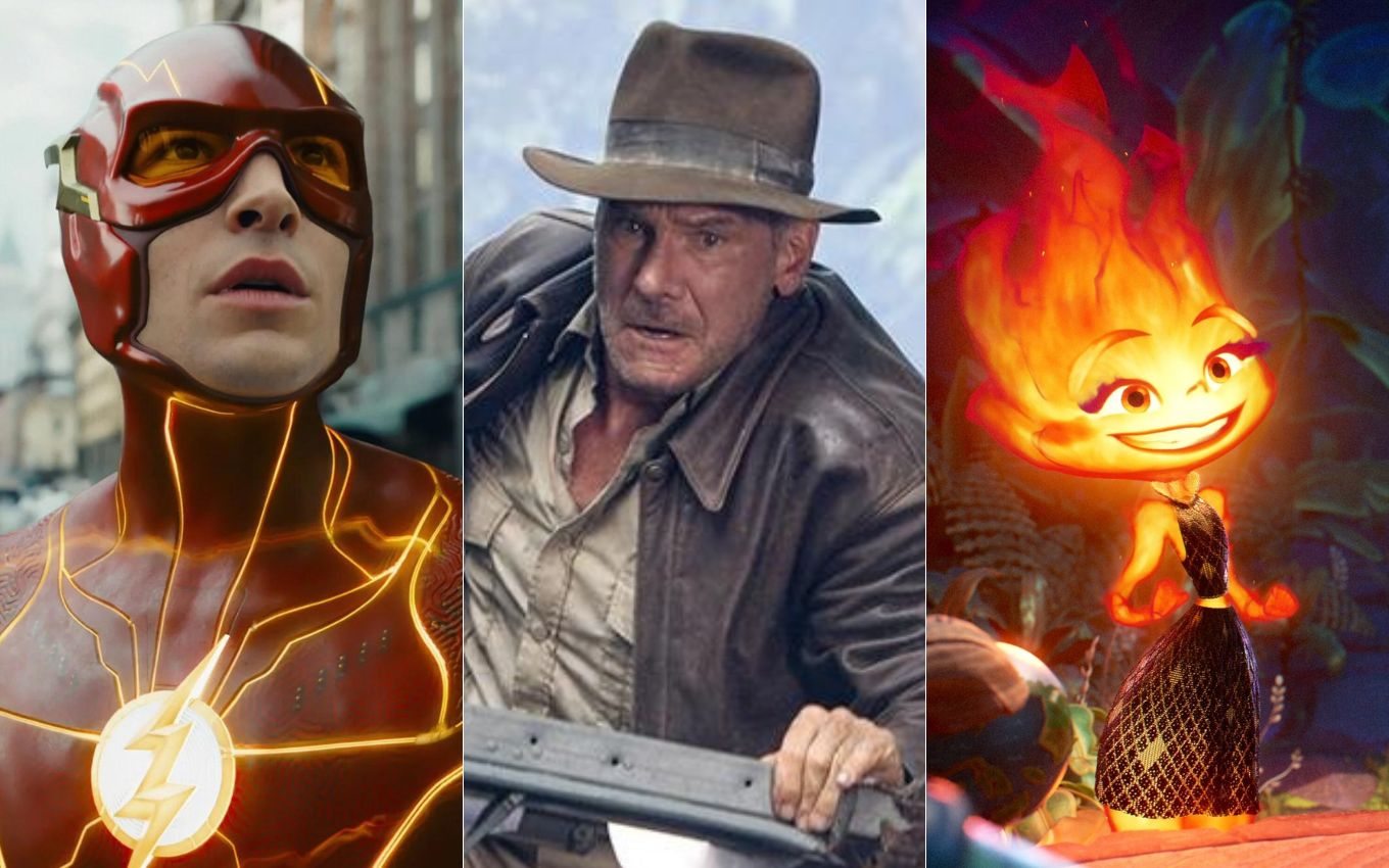 The Flash, Indiana Jones e Elementos são filmes que estão na lista de lançamentos dos cinemas em junho de 2023