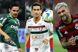 Copa do Brasil: Raphael Veiga, Paulo Henrique Ganso e De Arrascaeta em jogos de Palmeiras, Fluminense e Flamengo ao vivo