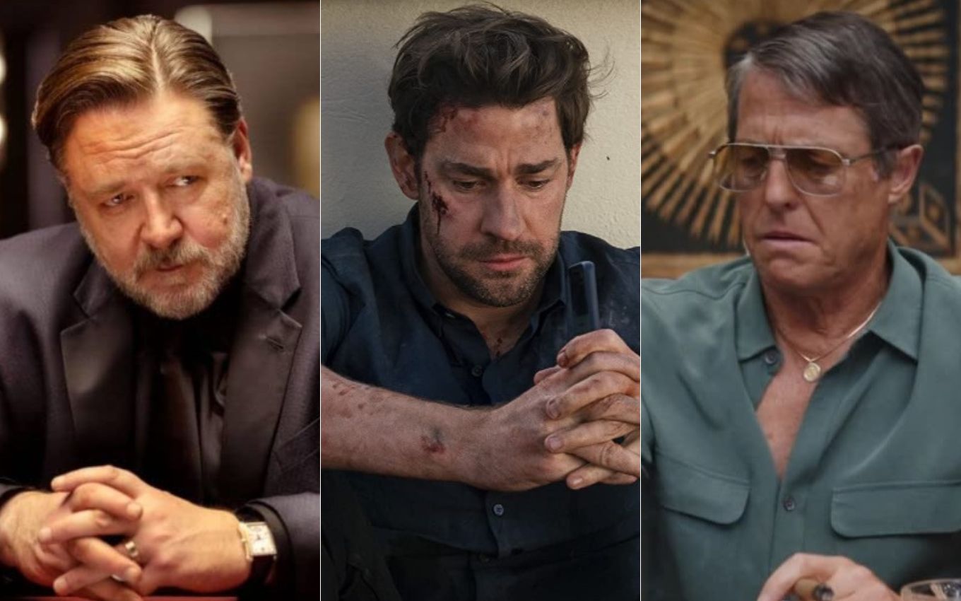 Lançamentos Prime Video junho: Poker Face (com Russell Crowe), Jack Ryan 4 (com John Krasinski) e Esquema de Risco (Hugh Grant)