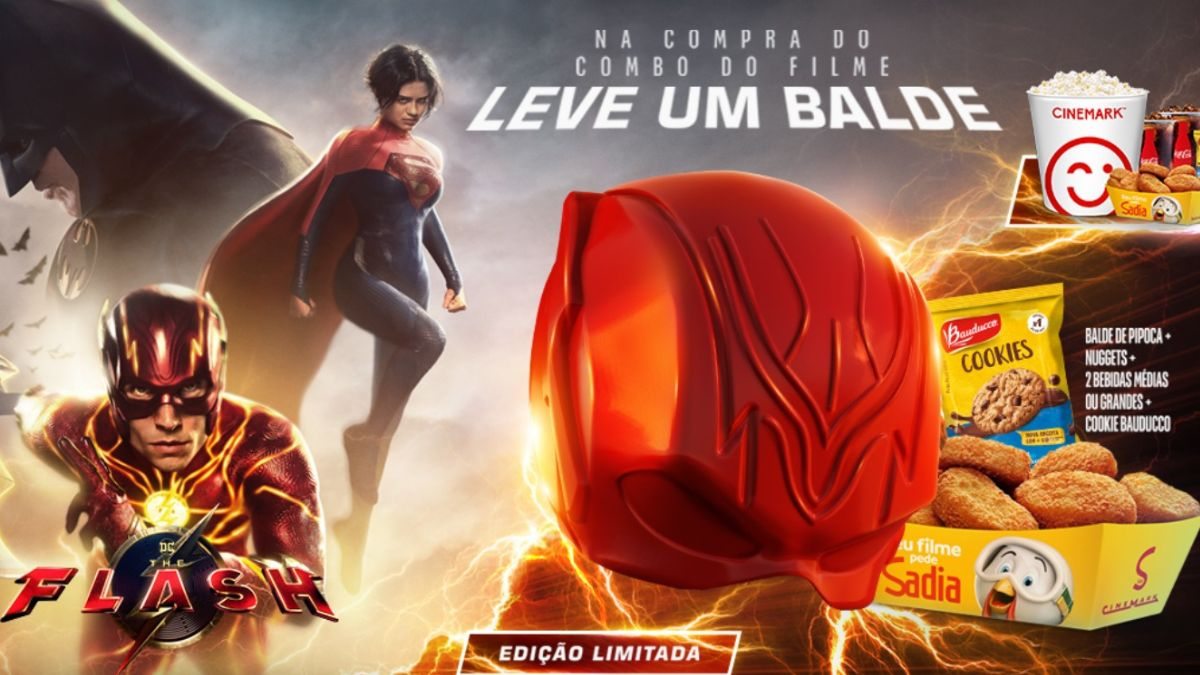 Balde De Pipoca De The Flash Tem At Luz De Led E Est Dispon Vel No Brasil