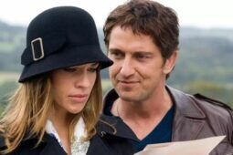 Cena de Hilary Swank ao lado de Gerard Butler no filme romântico P.S. Eu Te Amo