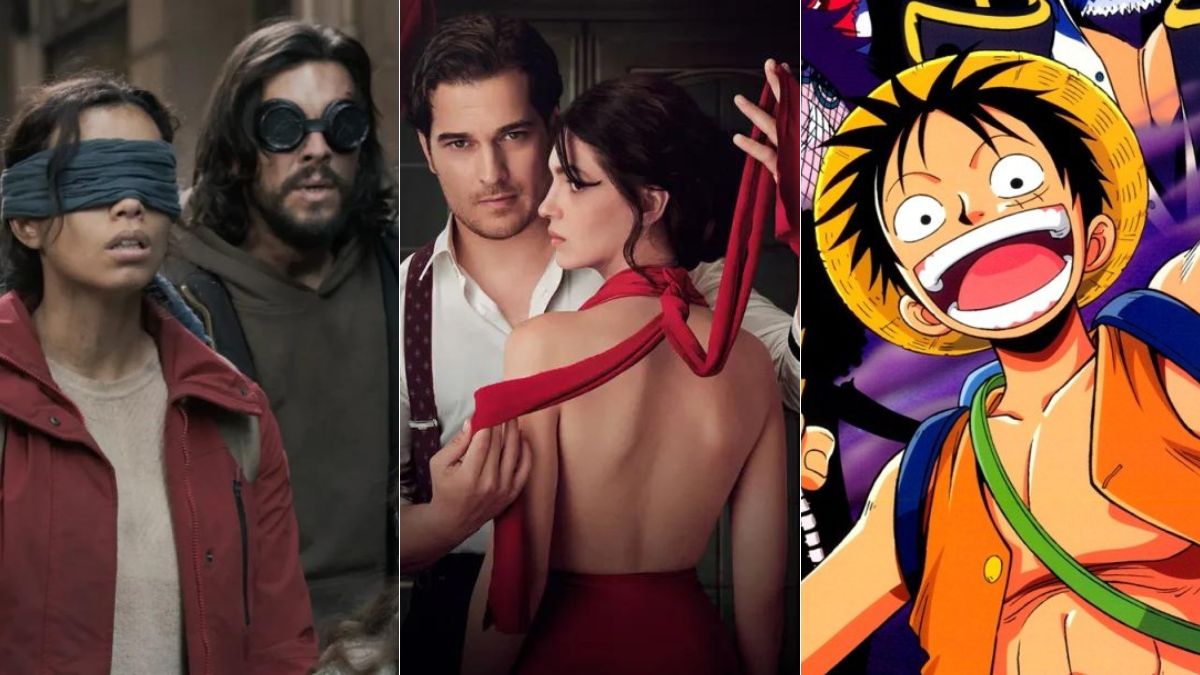 Lista de lançamentos Netflix julho de 2023 tem Bird Box Barcelona (à esq.), O Famoso Alfaiate 2 e One Piece