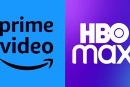 Imagens dos logotipos de Prime Video e HBO Max