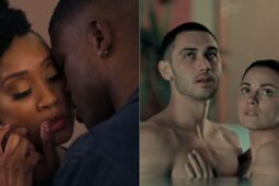 Montagem de fotos com cenas de Desejo Fatal e Desejo Sombrio, séries da Netflix