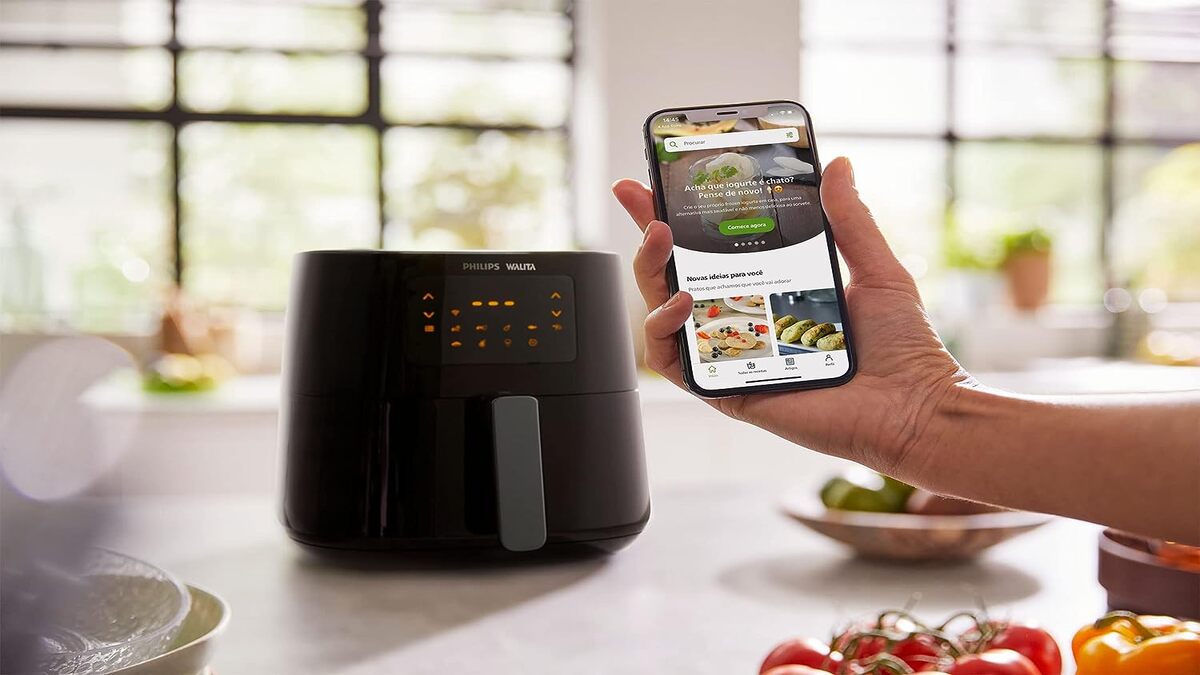 Airfryer smart pode ser controlada pelo celular com Alexa ou Google