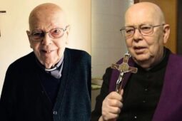 Fotos do padre Gabriele Amorth (1925-2016) da vida real; ele foi o verdadeiro exorcista do papa