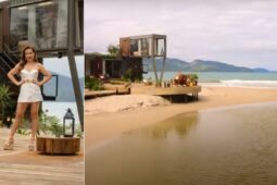 Fernanda Souza em Ilhados Com a Sogra, que foi gravado em UBATUBA, no litoral paulista