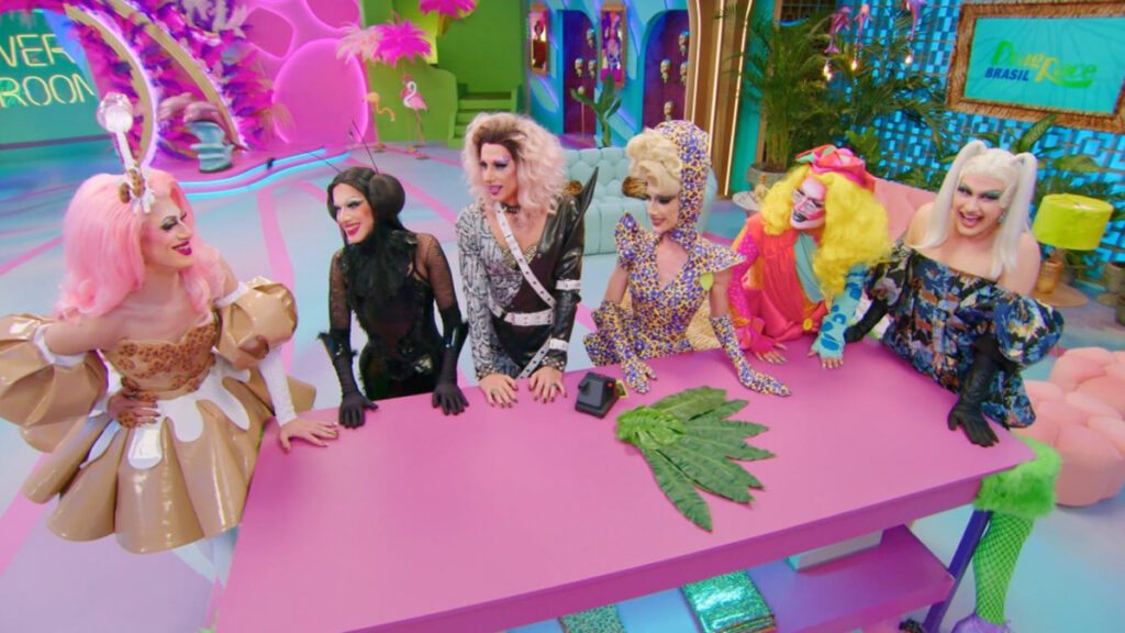 As seis primeiras queens do Drag Race Brasil no primeiro episódio