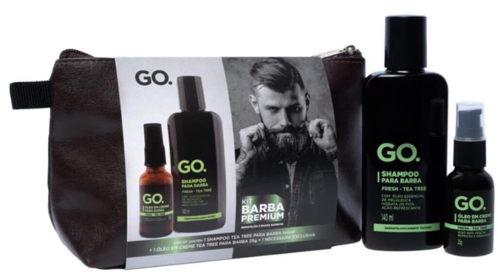 Kit cabelo e barba pode ser um ótimo presente para o amigo secreto da empresa