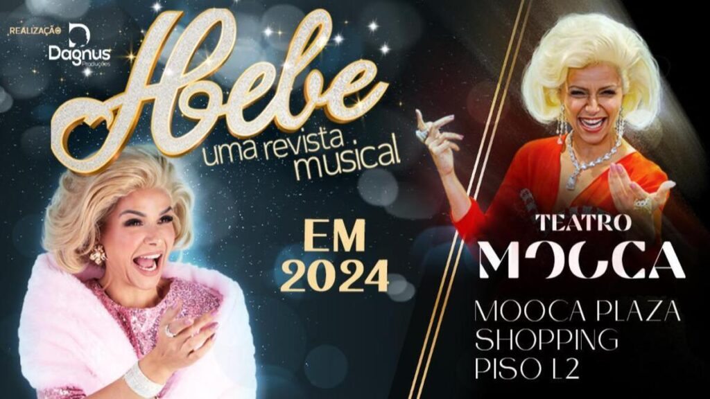 Hebe uma Revista Musical é uma das peças de teatro que estreia em 2024