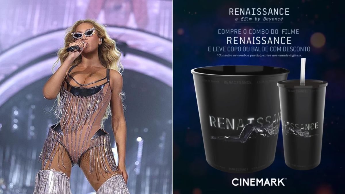 Renaissance: A Film by Beyoncé tem balde de pipoca na Cinemark Brasil