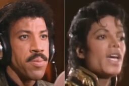 Lionel Richie e Michael Jackson, os compositores de We Are The World