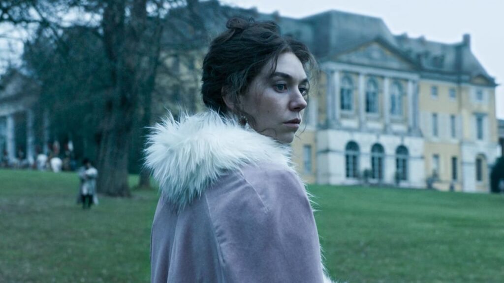 Vanessa Kirby em cena do filme sobre Napoleão