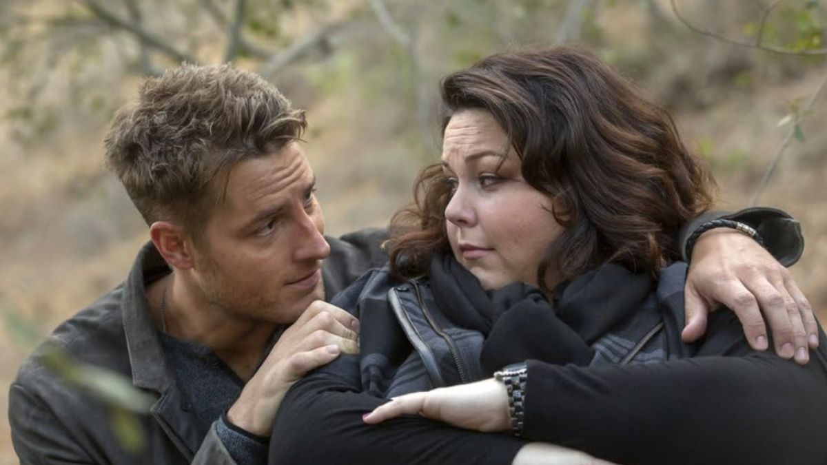 Justin Hartley e Chrissy Metz (de Superação: O Milagre da Fé) em cena da temporada de This is Us