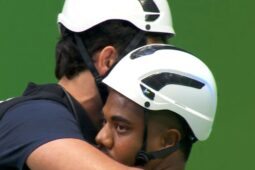 Davi e Matteus na disputa por quem ganhou na prova do líder de resistência do BBB 24