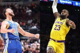 Stephen Curry e LeBron James se enfrentam em Warriors x Lakers, na NBA hoje (22)