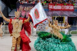 Mocidade Alegre no ensaio técnico do Carnaval 2024