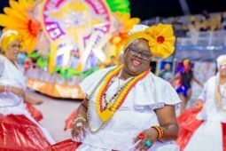Tom Maior no ensaio técnico do Carnaval 2024 de São Paulo