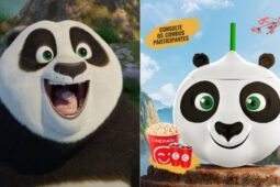 Montagem de fotos com combo Cinemark de Kung Fu Panda 4